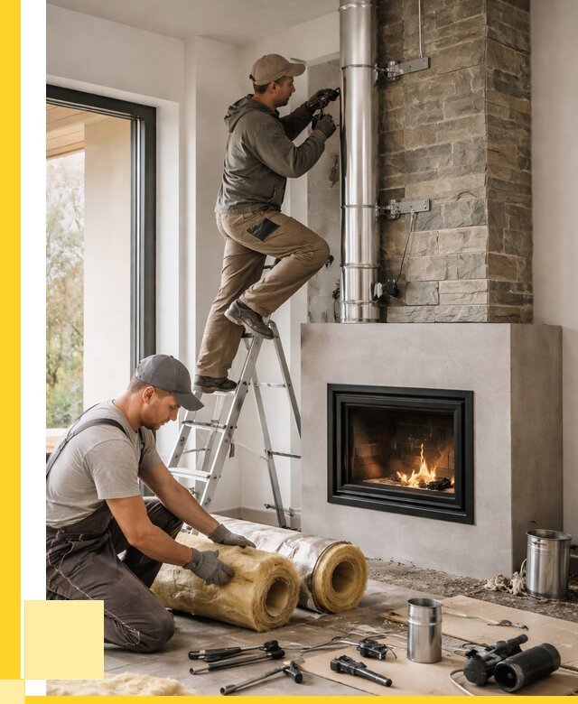 Монтаж дымоходов для каминов в Старом Осколе от 15176 р. ЭриданСрк