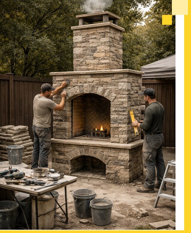 Проектирование и установка уличных каминов в Старом Осколе