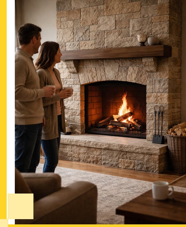 Каменные камины на заказ в Старом Осколе от 182106 р. | ЭриданСрк