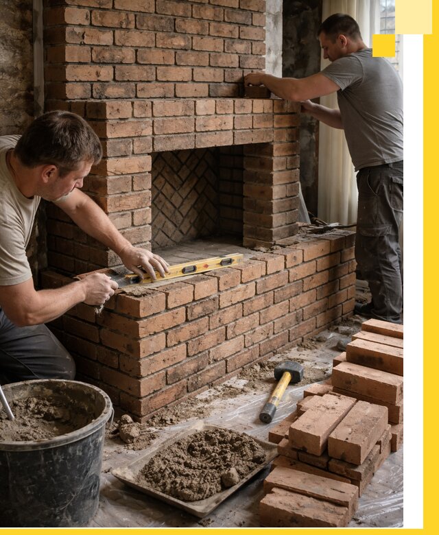 Изготовление и установка кирпичных каминов в Старом Осколе