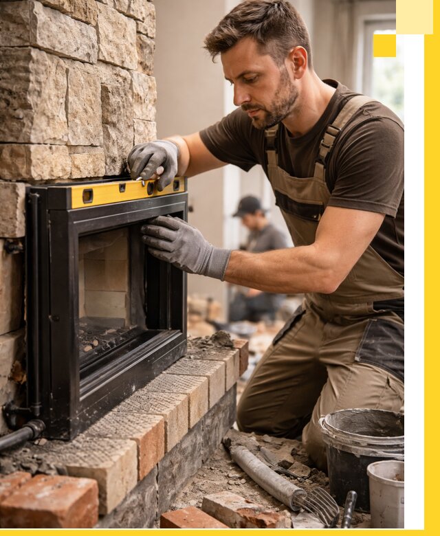 Дровяные камины под ключ в Старом Осколе: монтаж, обустройство