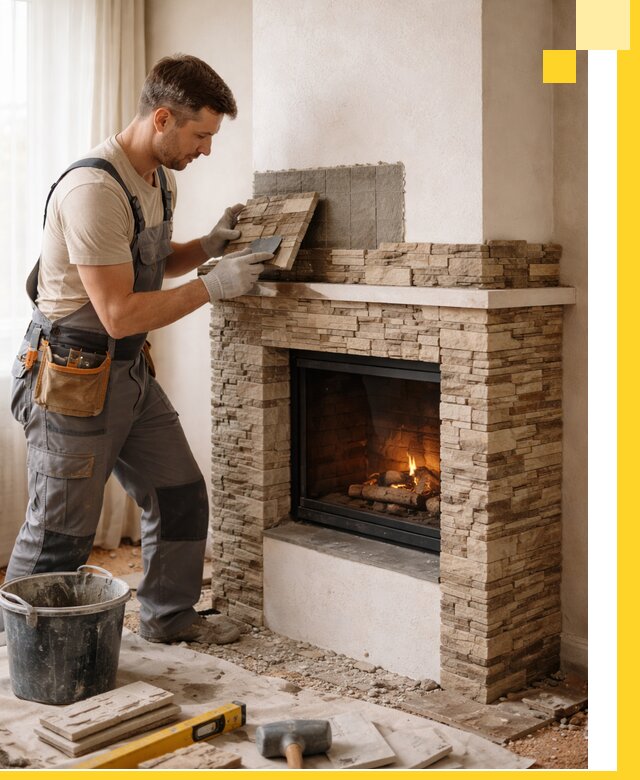 Изготовление и монтаж каминов для дома под ключ в Старом Осколе