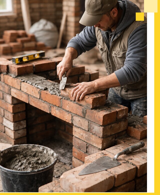 Кладка каминов под ключ в Старом Осколе профессиональная отделка и монтаж