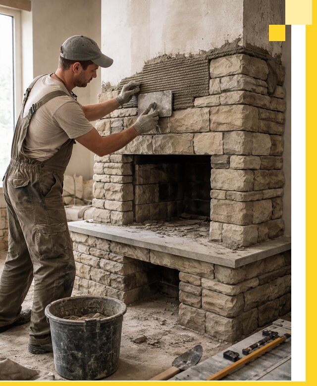 Строительство каминов под ключ в Старом Осколе от проектирования до монтажа