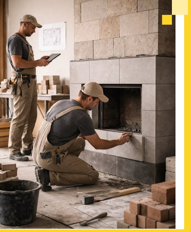 Индивидуальные проекты каминов и каминных систем в Старом Осколе