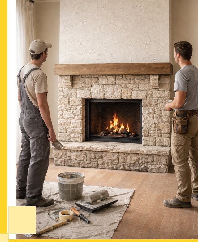 Отделка каминов в Старом Осколе от 6576 р. под ключ | ЭриданСрк