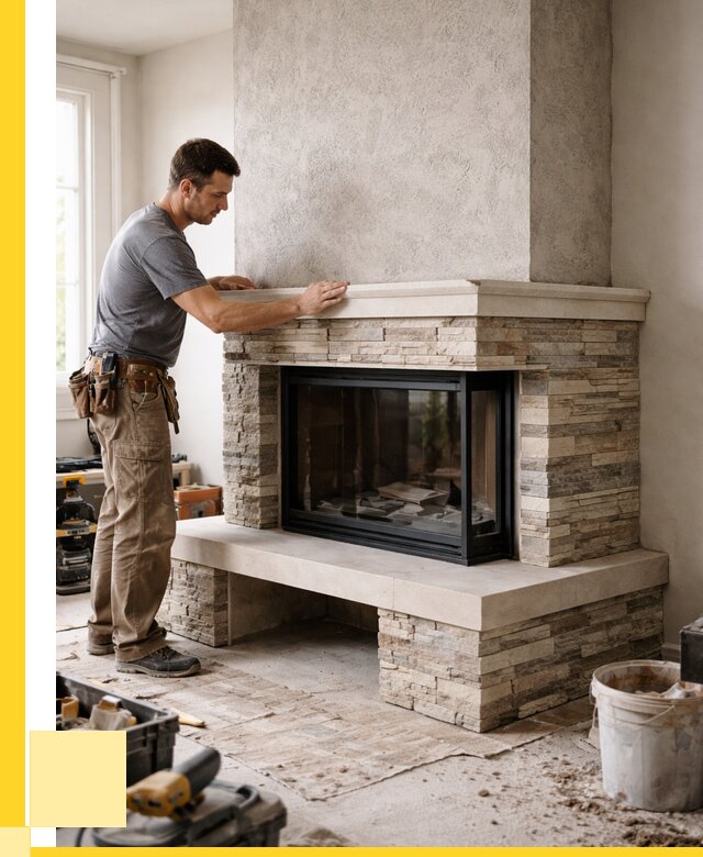 Изготовление каминов под ключ в Старом Осколе от 151755 р. | ЭриданСрк