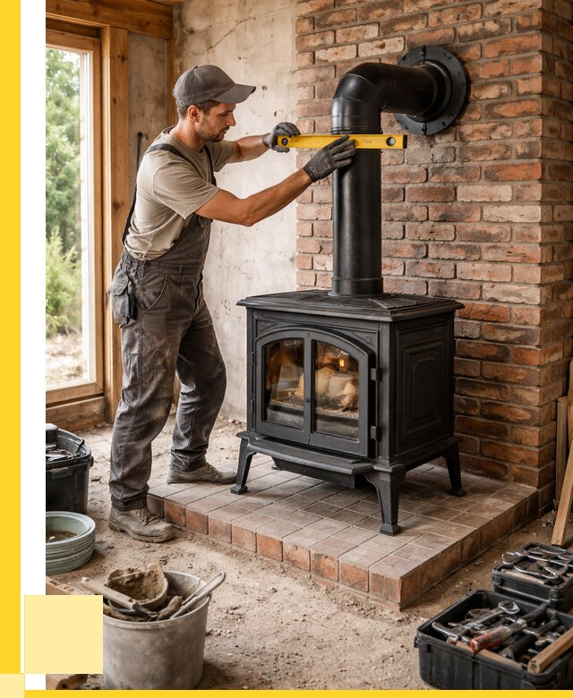 Монтаж печей установка банной печи в Старом Осколе от 15176 р. | ЭриданСрк