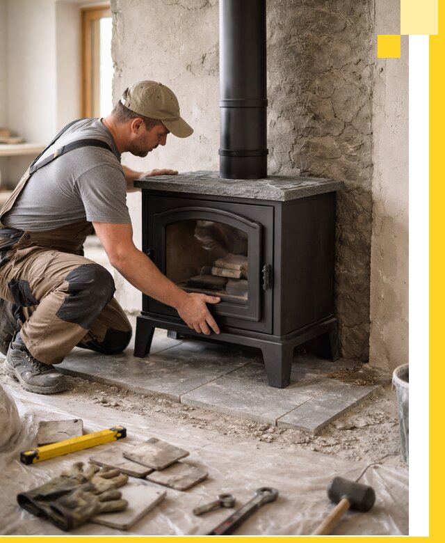 Профессиональный монтаж печей и каминов в Старом Осколе под ключ