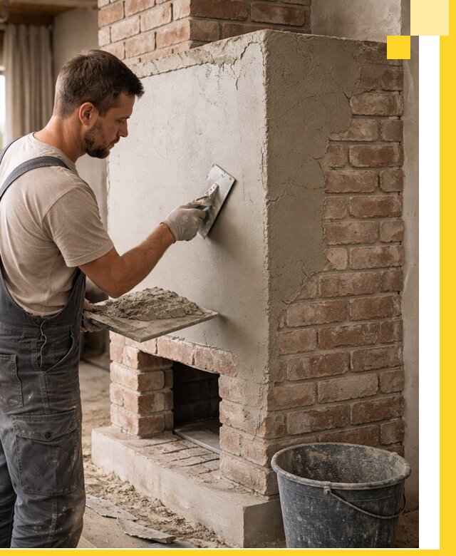 Отделка печей и облицовка каминов в Старом Осколе под ключ