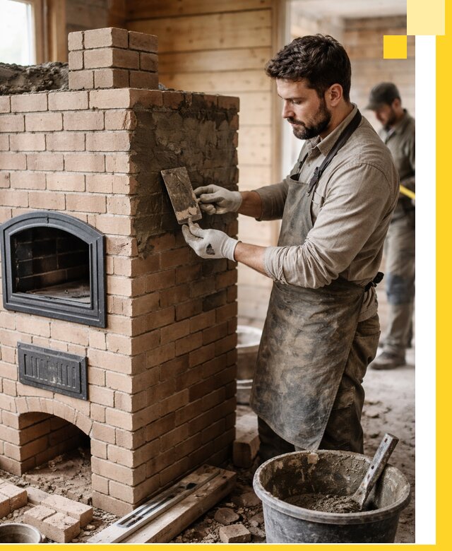 Изготовление и установка печей-шведок под ключ в Старом Осколе