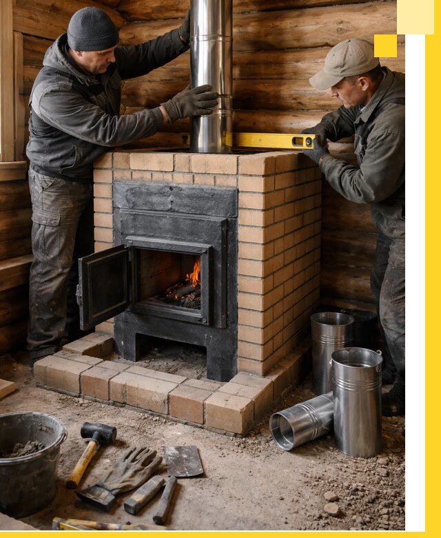 Проектирование, изготовление и установка банных печей в Старом Осколе