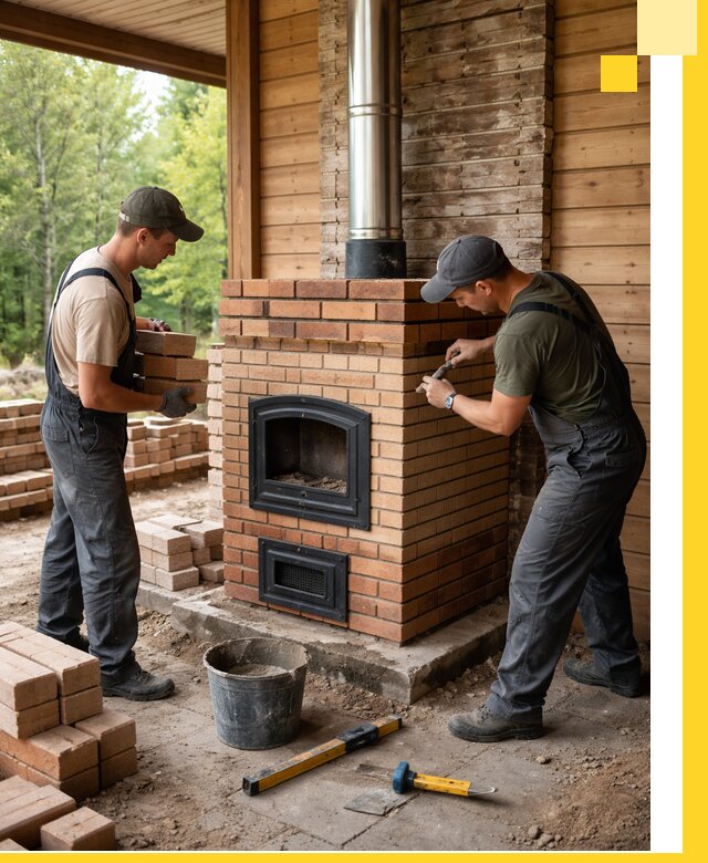 Производство и установка дачных печей под ключ в Старом Осколе