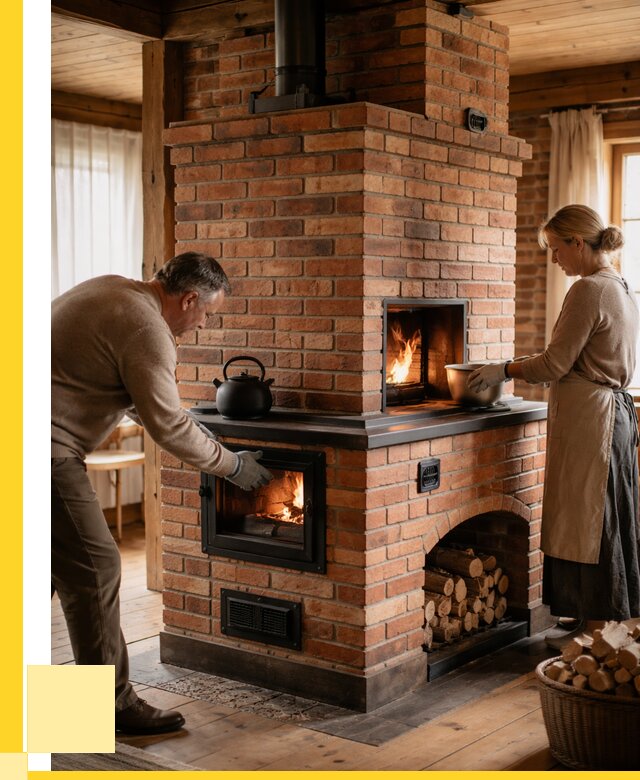 Печи для загородного дома под ключ в Старом Осколе от 80936 р. | ЭриданСрк