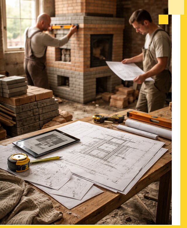 Проекты печей и каминов с индивидуальным дизайном в Старом Осколе