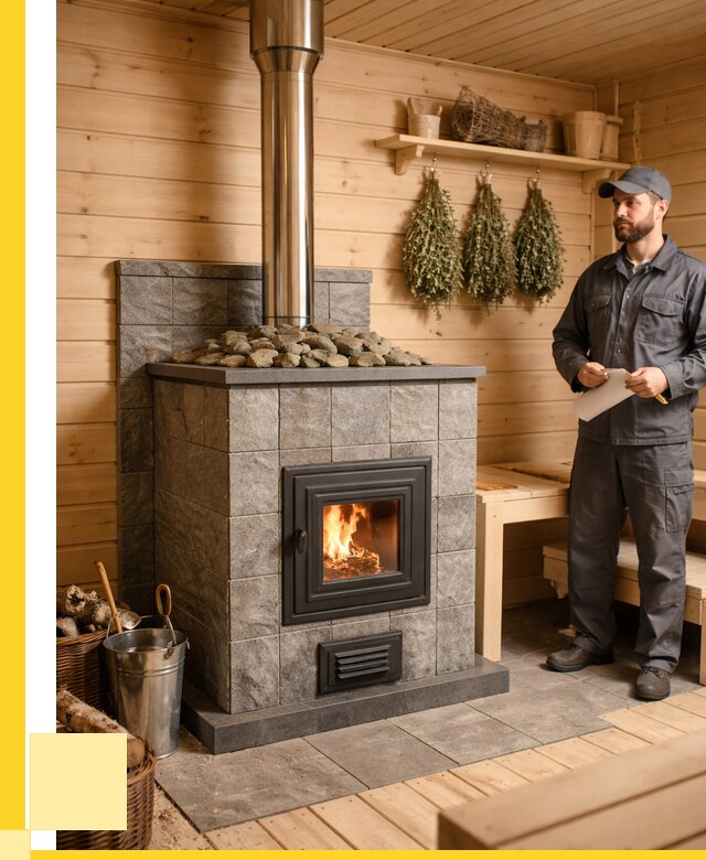 Печи для бани под ключ в Старом Осколе от 121404 р. | ЭриданСрк