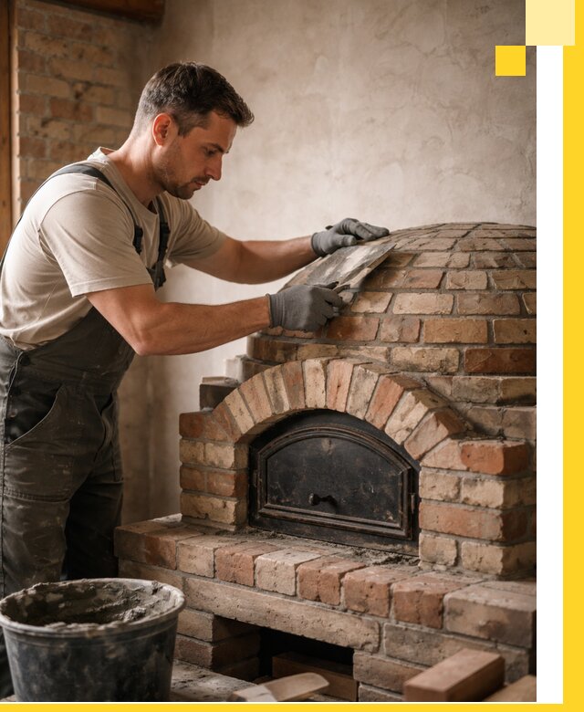 Изготовление и монтаж помпейских печей на заказ в Старом Осколе