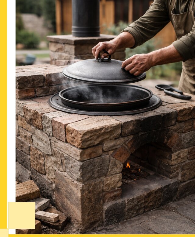 Печи для казана в Старом Осколе по цене от 18211 р. | ЭриданСрк