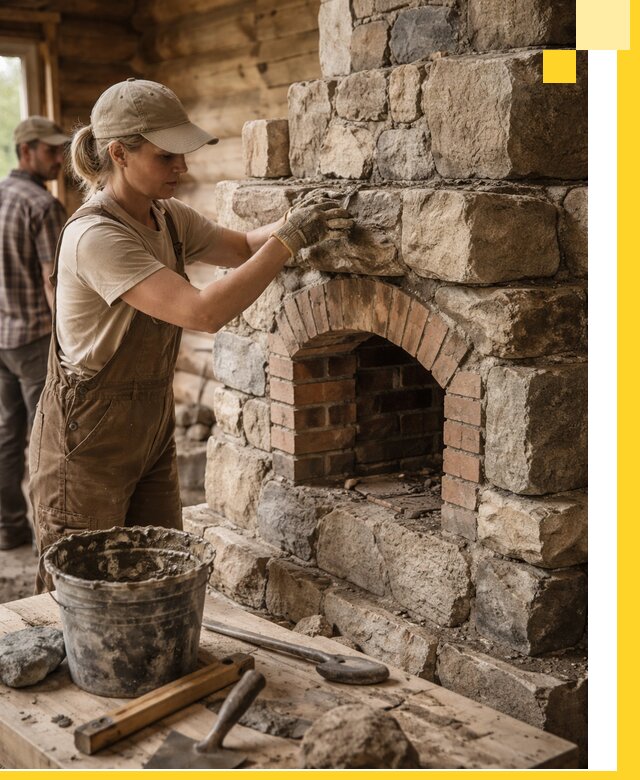 Каменные печи на заказ и монтаж в Старом Осколе, долговечные решения