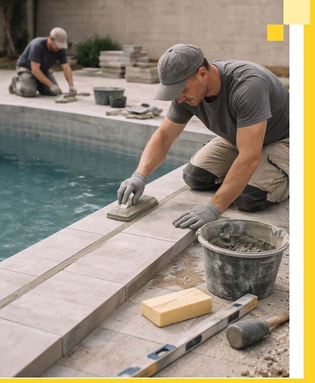 Отделка бассейнов в Старом Осколе: декоративная отделка и гидроизоляция