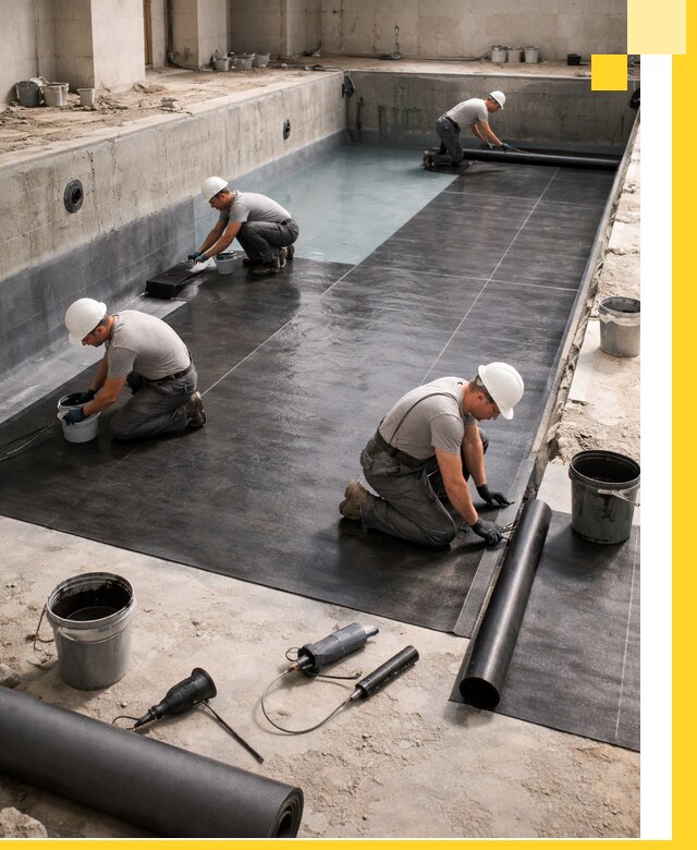 Профессиональная гидроизоляция бассейнов и чаш в Старом Осколе под ключ