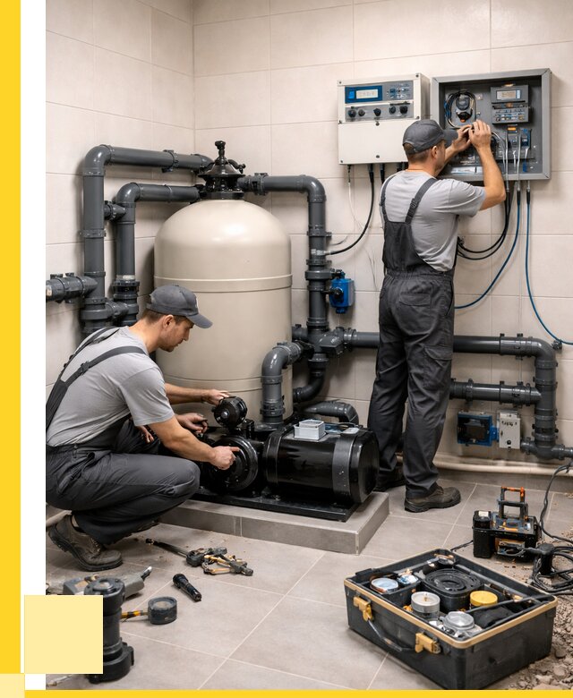 Монтаж оборудования для бассейнов в Старом Осколе от 40468 р. | ЭриданСрк