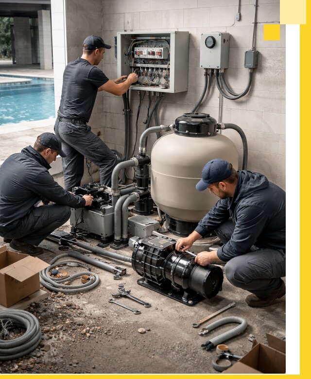 Профессиональный монтаж оборудования для бассейнов в Старом Осколе