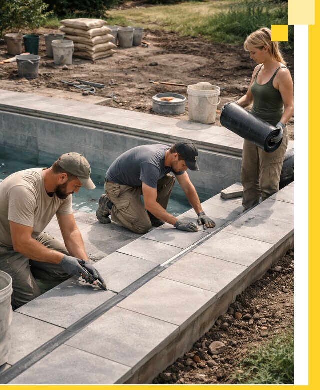 Строительство и монтаж уличных бассейнов под ключ в Старом Осколе