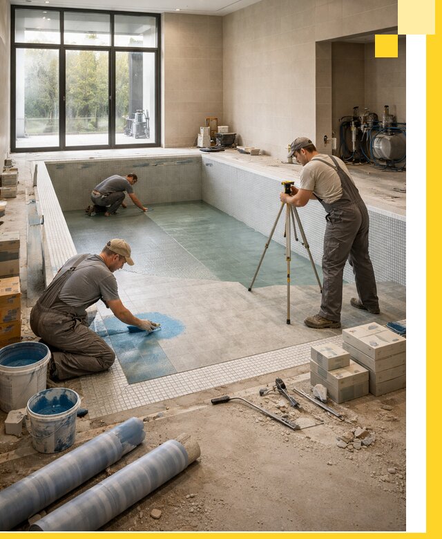 Проект и строительство закрытых бассейнов в Старом Осколе под ключ