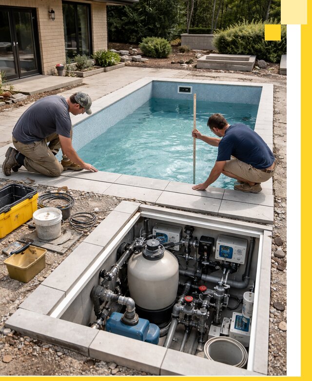 Строительство качественных домашних бассейнов под ключ в Старом Осколе