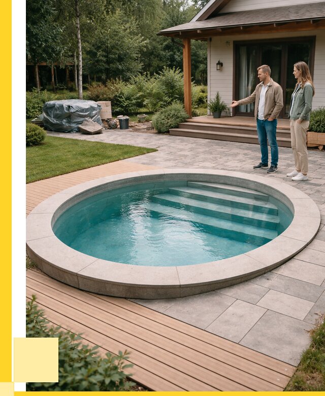 Бассейн на даче под ключ в Старом Осколе от 202340 р., ЭриданСрк