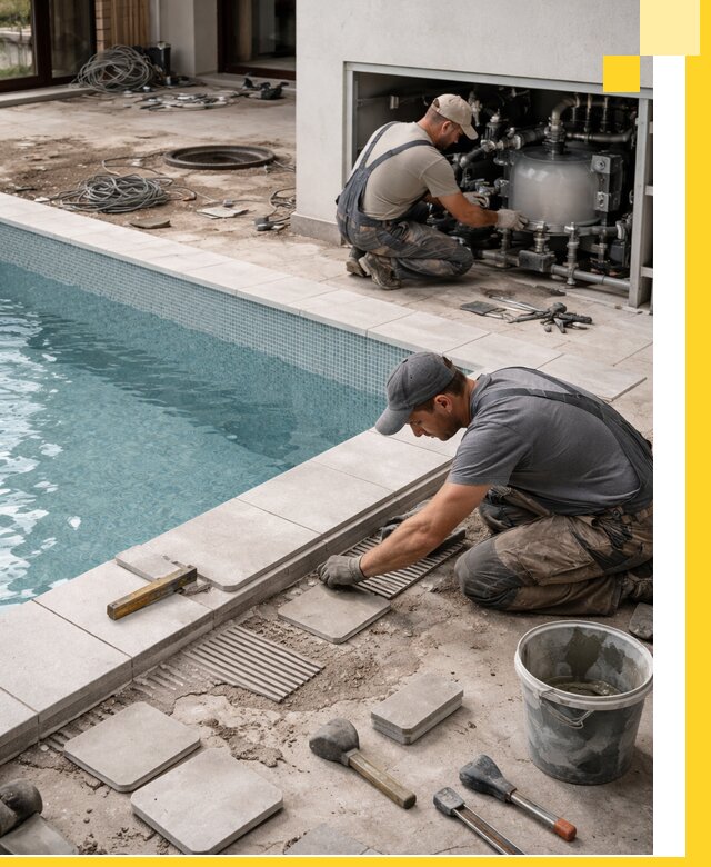 Строительство и монтаж бассейнов в коттедже в Старом Осколе