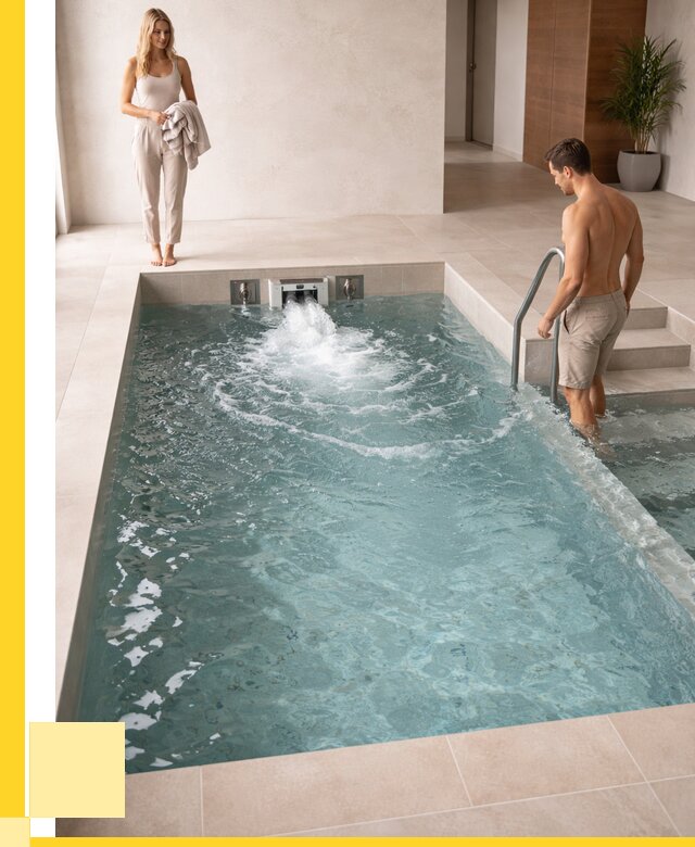 Бассейн с противотоком в Старом Осколе от 252925 р. | ЭриданСрк