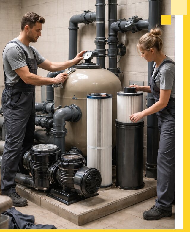 Фильтры и системы фильтрации для бассейнов в Старом Осколе