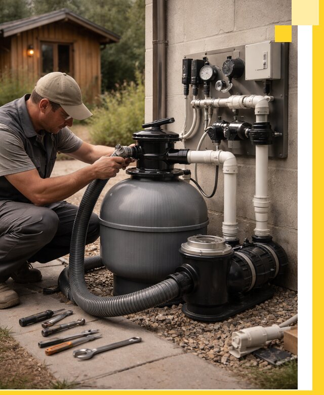 Продажа и монтаж фильтров и насосов для бассейнов в Старом Осколе