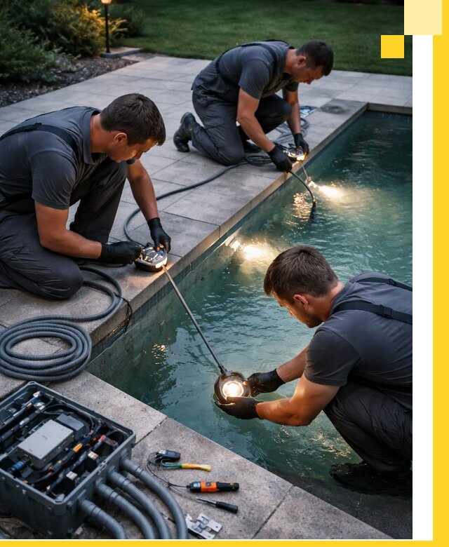 Профессиональное освещение бассейнов в Старом Осколе: дизайн и монтаж