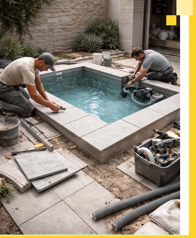 Мини бассейны под ключ в Старом Осколе, дизайн и установка