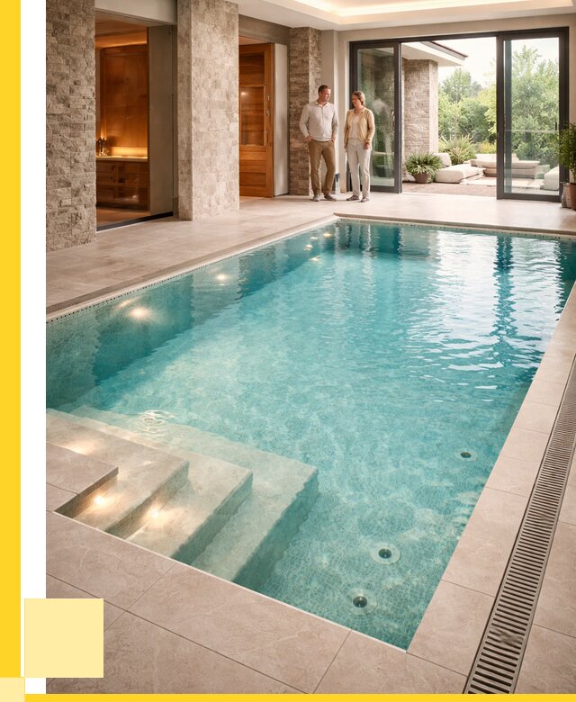 Бассейн во дворе в Старом Осколе: проект, отделка от 1214040 р. | ЭриданСрк