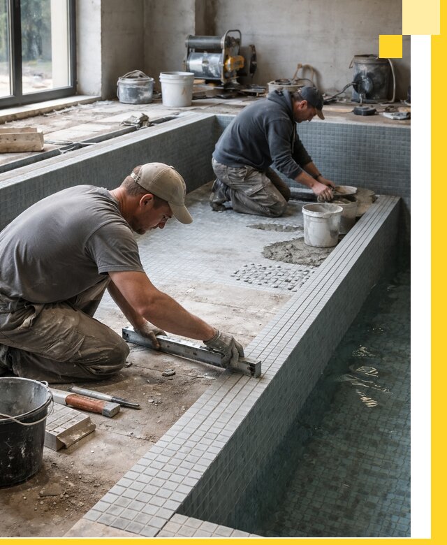 Строительство бассейна в частном доме в Старом Осколе под ключ