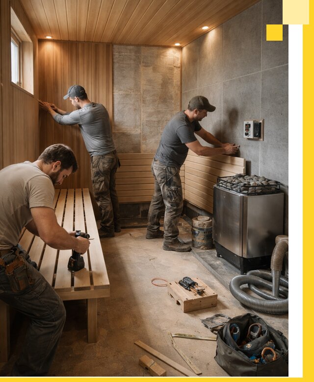 Сауны под ключ в Старом Осколе, проектирование, строительство, отделка