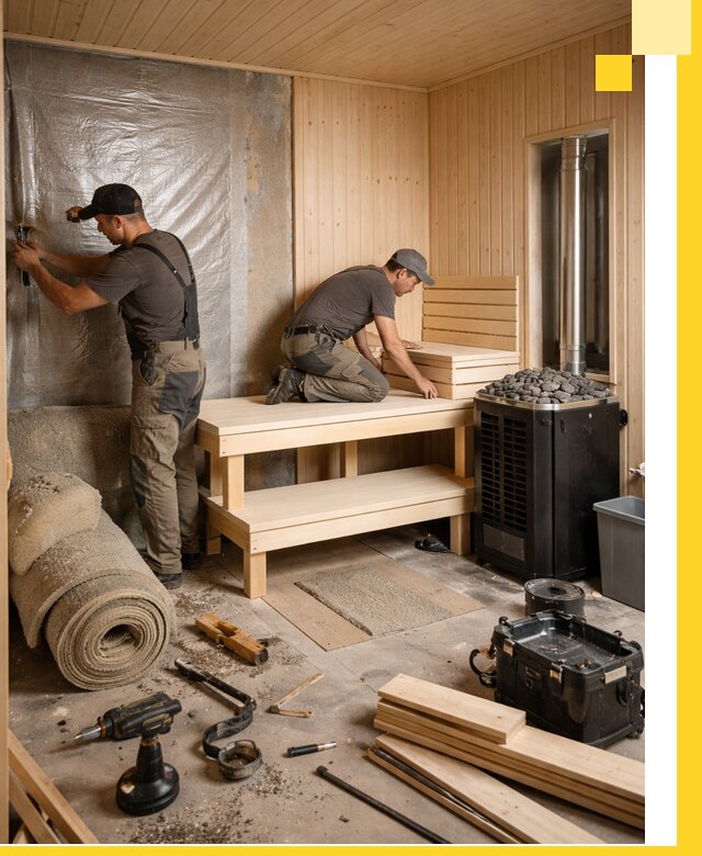 Проекты саун под ключ в Старом Осколе дизайн и строительство