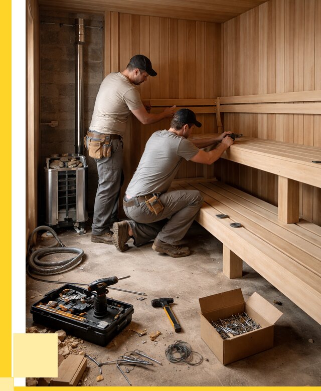 Монтаж саун под ключ в Старом Осколе от 121404 р. | ЭриданСрк