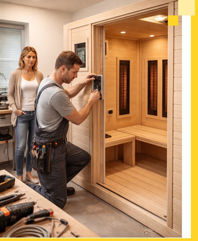 Инфракрасные сауны под ключ в Старом Осколе продажа и установка