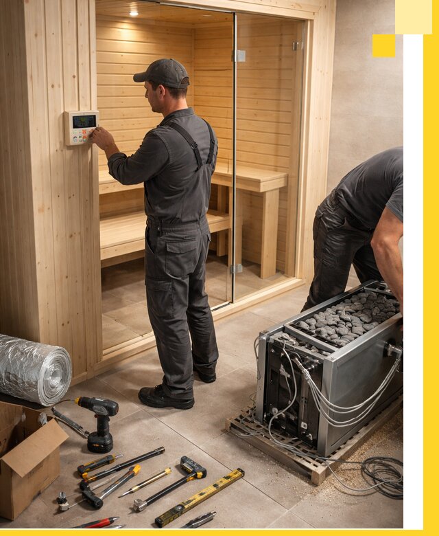 Поставка, установка и монтаж электрических саун в Старом Осколе