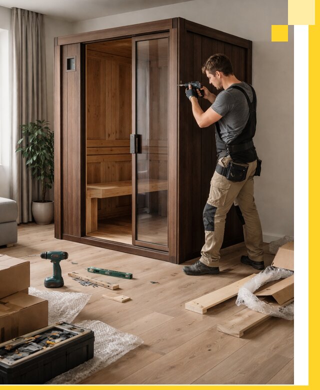 Установка и производство мини саун под ключ в Старом Осколе