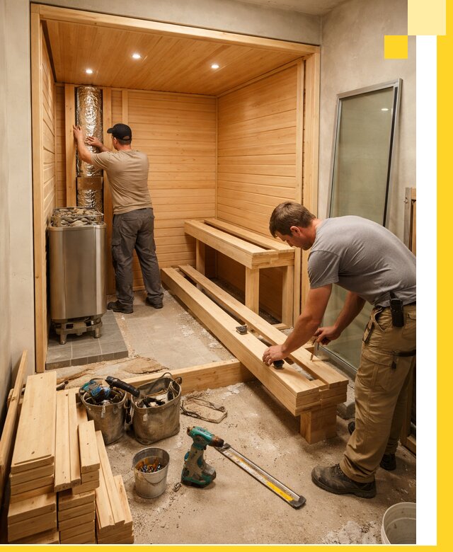 Проектирование и установка домашних саун под ключ в Старом Осколе