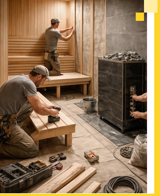 Дизайн и строительство интерьерных саун под ключ в Старом Осколе