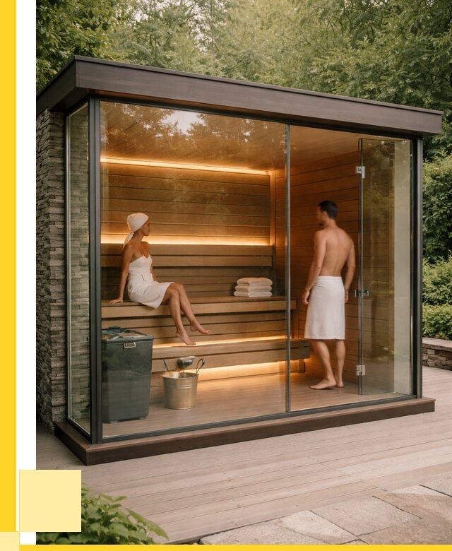 Сауна стеклянная и двери для сауны в Старом Осколе от 252925 р. | ЭриданСрк