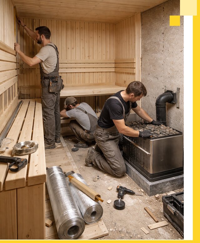 Индивидуальные сауны на заказ в Старом Осколе под ключ, проект и монтаж