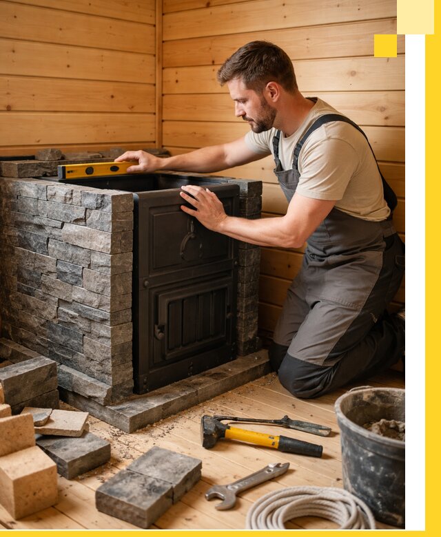 Производство и установка печей для саун под ключ в Старом Осколе